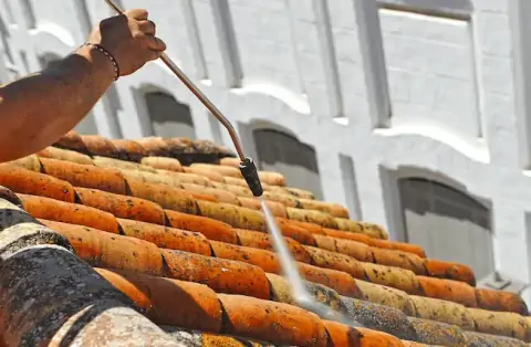 Nettoyage de toitures - Taillecourt